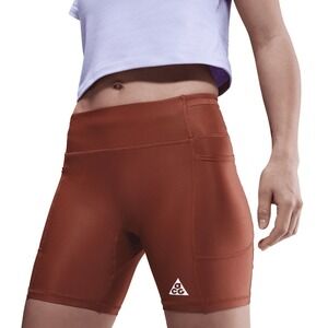 Nike ACG Dri-FIT ADV Mid-Rise 6" Biker Shorts Brown Women's XS HJ0259-245